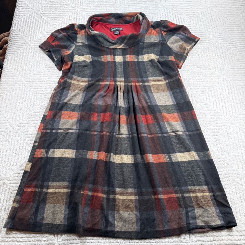 Jessica Howard Plaid Shift Dress Womens 18W Academia Autumnal Mod Retro Preppy